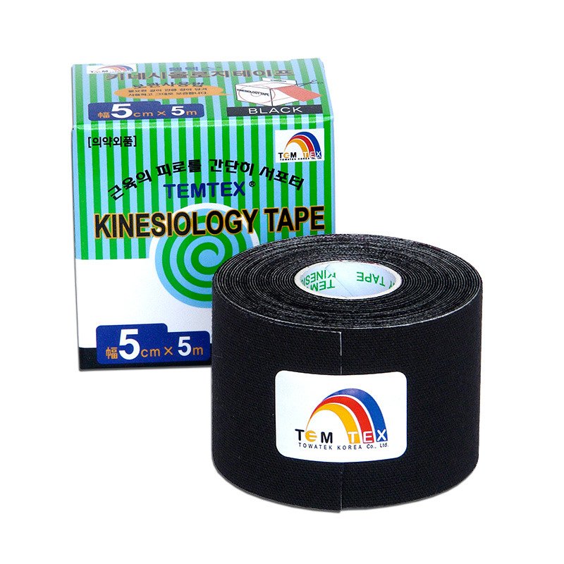 Kinesiotape Temtex negro